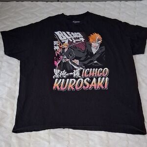 Ripple Junction Black Bleach Logo Graphic Tee